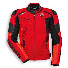 Kožená bunda Ducati Corse C6 červeno-černá