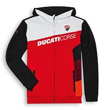 Mikina Ducati Corse Sport červeno-bílá