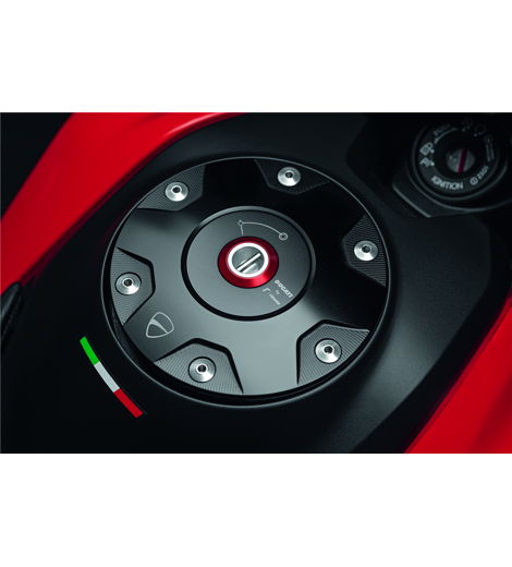 Ducati víčko nádrže stříbrné MTS 950/1200/1260, HYPERMOTARD 950
