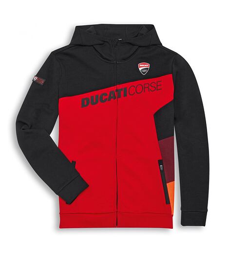 Mikina Ducati Corse Sport červeno-černá