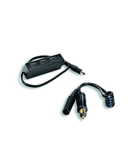 Ducati nabíjecí prodlužovací kabel s USB portem na Multistradu