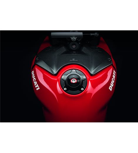 Ducati víčko nádrže černé Panigale, Streetfighter, Diavel