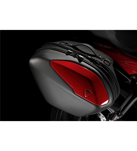Ducati boční kufry červené