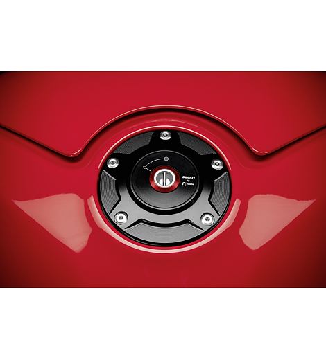Ducati víčko nádrže černé Panigale, Streetfighter, Diavel
