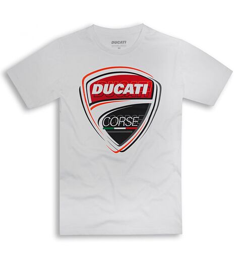 Tričko Ducati Corse Sketch 2.0 bílé