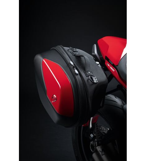 Ducati boční kufry červené