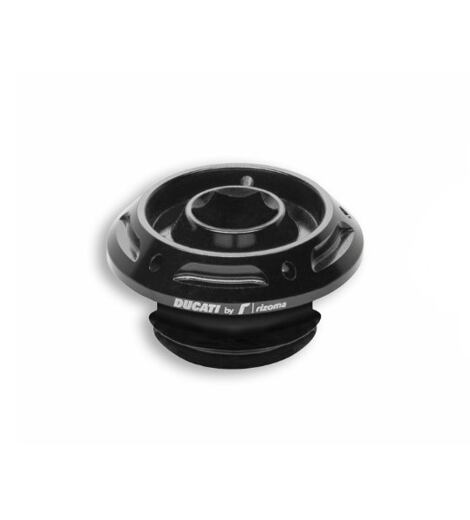 Ducati performance víčko oleje černé