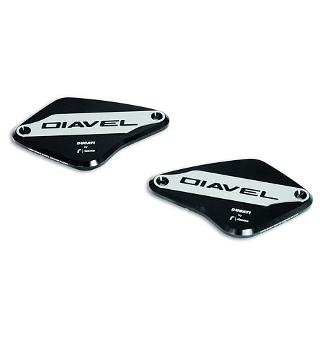 Ducati kryty na nádržky brzdové a spojkové kapaliny Diavel 1260