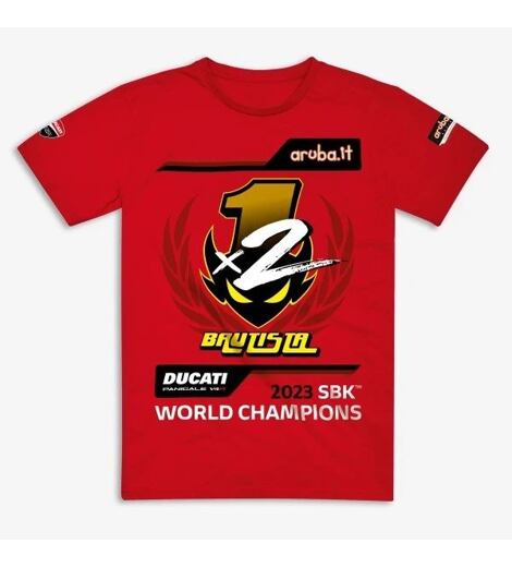 Tričko Ducati Alvaro Bautista #19 2023 WSBK Champion