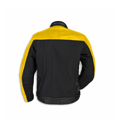 Bunda textil/kůže Ducati Logo C1 žlutá