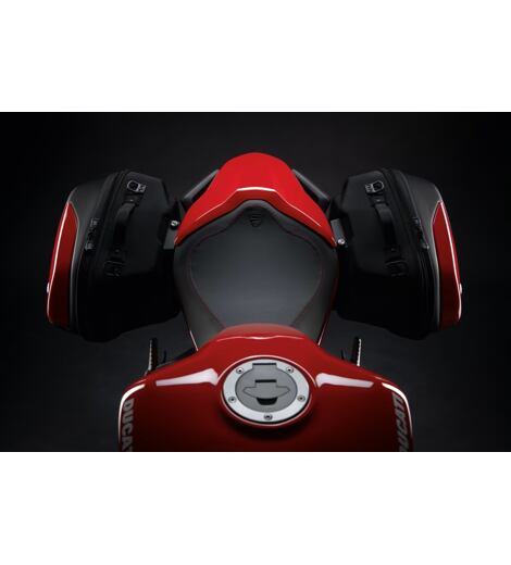 Ducati boční kufry červené