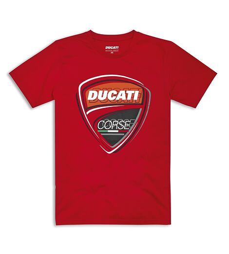 Tričko Ducati Corse Sketch  2.0 červené