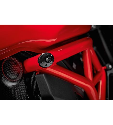 Ducati záslepky do rámu červené M 1200