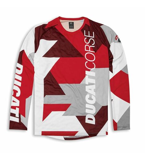 Cyklistické tričko Ducati Corse MTB s dlouhým rukávem