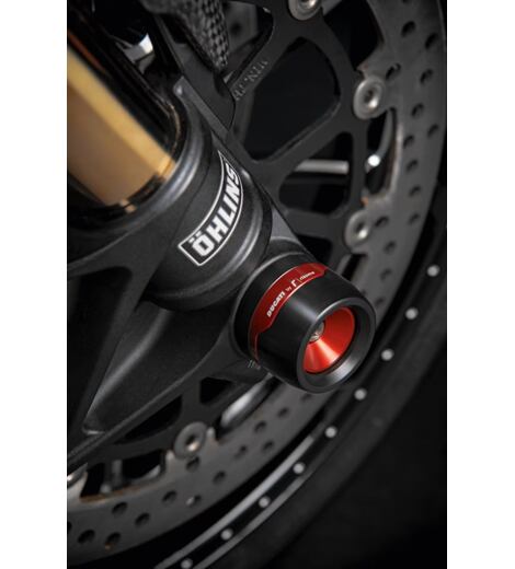 Ducati protektory do přední osy černé Panigale, Streetfighter, Diavel