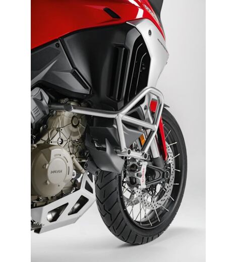 Ocelový rám kolem motoru Multistrada V4