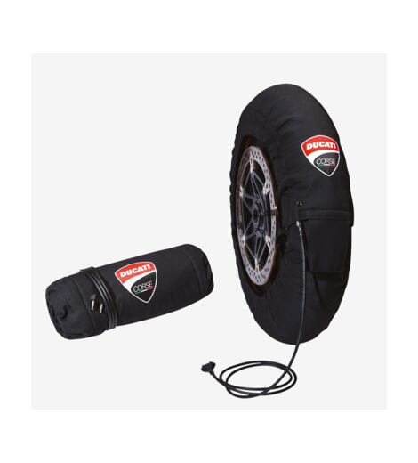 Ducati sada nahříváků pneumatik pro Panigale, Streetfighter a Supersport