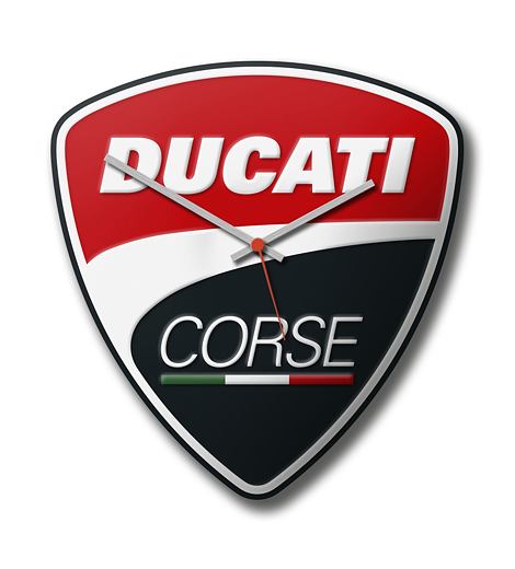 Nástěnné hodiny Ducati Corse Power