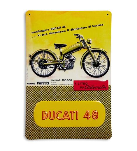Plechová cedule Ducati 48