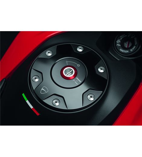 Ducati víčko nádrže černé Multistrada 950/1200/1260, Hypermotard 950