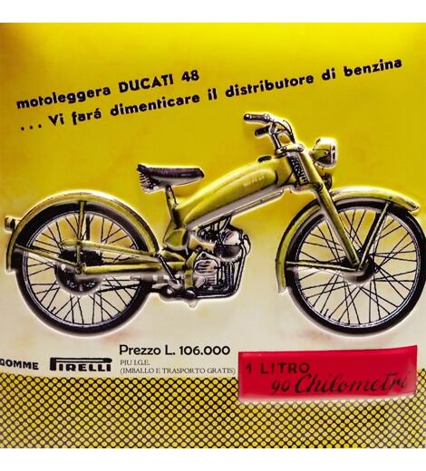 Plechová cedule Ducati 48