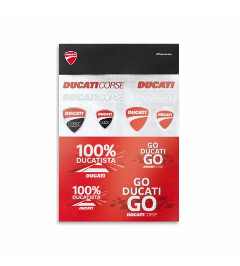 Sada samolepek 100% Ducatista