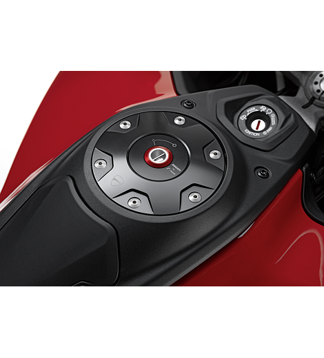 Ducati víčko nádrže černé Multistrada 950/1200/1260, Hypermotard 950