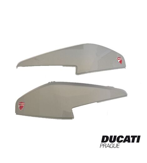 Kryty bočních kufrů Ducati GLOSSY GRAY pro Multistradu 950/1200/1260/V2