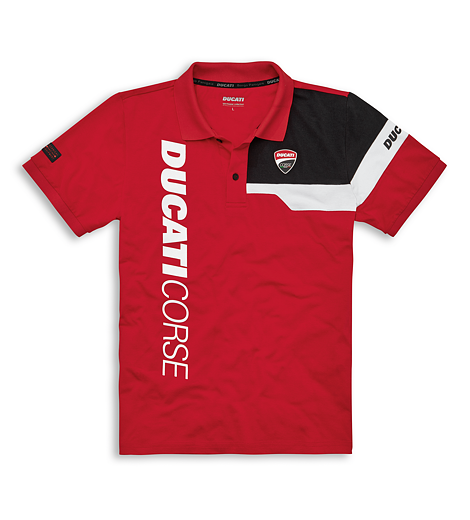 Polotričko Ducati Corse Track červené