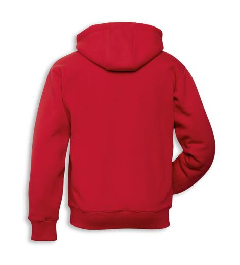 Mikina Ducati Logo s kapucí červená