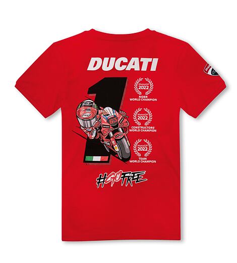 Tričko Ducati MotoGP World Champion 2022 Bagnaia