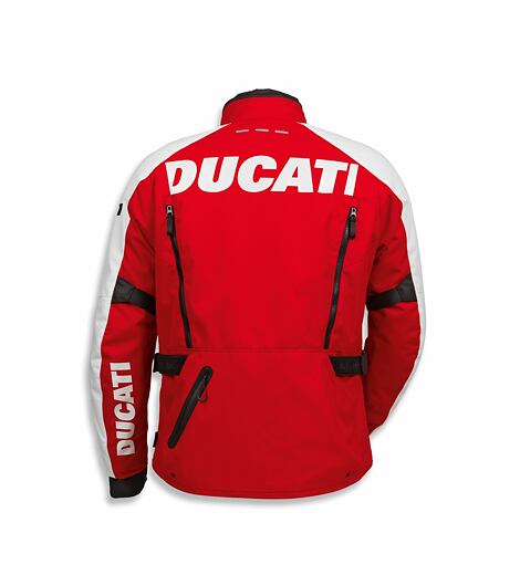 Textilní bunda Ducati Tour C5 červeno-bílá