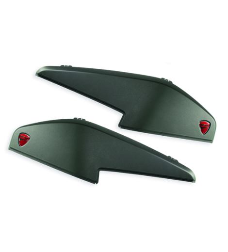 Kryty bočních kufrů VULCAN GRAY pro Multistradu 950/1200/1260/V2