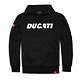 Mikina Ducati Essential s kapucí černá
